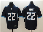 Tennessee Titans #22 Derrick Henry Navy Blue Vapor Limited Jersey