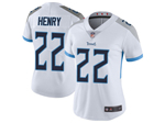 Tennessee Titans #22 Derrick Henry Women's White Vapor Limited Jersey