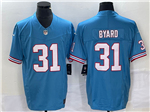Tennessee Titans #31 Kevin Byard Light Blue Oilers Throwback Vapor F.U.S.E. Limited Jersey