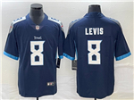 Tennessee Titans #8 Will Levis Navy Vapor Limited Jersey