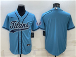 Tennessee Titans Light Blue Baseball Cool Base Team Jersey