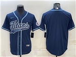 Tennessee Titans Navy Baseball Cool Base Team Jersey