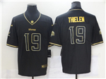 Minnesota Vikings #19 Adam Thielen Black Gold Vapor Limited Jersey