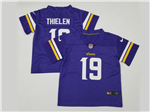 Minnesota Vikings #19 Adam Thielen Toddler Purple Vapor Limited Jersey