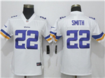 Minnesota Vikings #22 Harrison Smith Women's White Vapor Limited Jersey