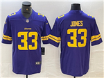 Minnesota Vikings #33 Aaron Jones Purple Color Rush Limited Jersey