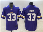 Minnesota Vikings #33 Aaron Jones Purple Vapor Limited Jersey