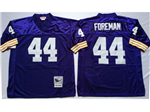 Minnesota Vikings #44 Chuck Foreman Throwback Purple Jersey