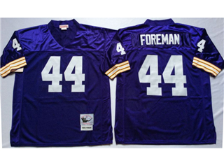 Minnesota Vikings #44 Chuck Foreman Throwback Purple Jersey