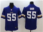 Minnesota Vikings #55 Anthony Barr Purple Vapor Limited Jersey