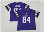 Minnesota Vikings #84 Randy Moss Toddler Purple Vapor Limited Jersey