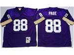 Minnesota Vikings #88 Alan Page 1975 Throwback Purple Jersey