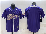 Minnesota Vikings Purple Baseball Cool Base Team Jersey
