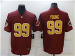 Washington Football Team #99 Chase Young Alternate Burgundy Vapor Limited Jersey
