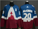 Colorado Avalanche #29 Nathan MacKinnon Blue/Burgundy 2020 NHL Stadium Series Jersey