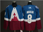 Colorado Avalanche #8 Cale Makar Blue/Burgundy 2020 NHL Stadium Series Jersey