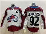 Colorado Avalanche #92 Gabriel Landeskog White Jersey