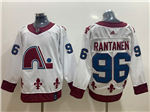 Colorado Avalanche #96 Mikko Rantanen White 2020/21 Reverse Retro Jersey