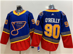 St. Louis Blues #90 Ryan O'Reilly Blue Vintage Jersey