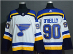 St. Louis Blues #90 Ryan O'Reilly White Jersey