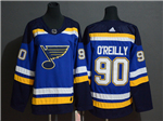 St. Louis Blues #90 Ryan O'Reilly Women's Home Blue Jersey