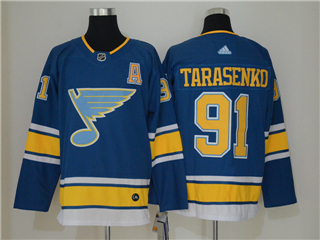 St. Louis Blues #91 Vladimir Tarasenko Alternate Blue Jersey