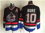 Vancouver Canucks #10 Pavel Bure 2005 CCM Vintage Black Jersey