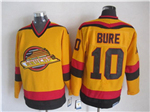 Vancouver Canucks #10 Pavel Bure 1989 CCM Vintage Yellow Jersey