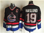 Vancouver Canucks #19 Markus Naslund 2005 CCM Vintage Black Jersey
