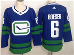 Vancouver Canucks #6 Brock Boeser Alternate Blue Jersey