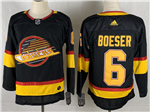 Vancouver Canucks #6 Brock Boeser Black Jersey