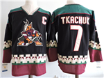 Phoenix Coyotes #7 Keith Tkachuk 1998 CCM Vintage Black Jersey