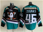 Anaheim Ducks #46 Trevor Zegras Alternate Black Jersey