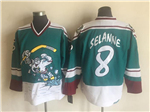 Anaheim Mighty Ducks #8 Teemu Selänne 1995 "Wild Wing" CCM Vintage Teal Jersey