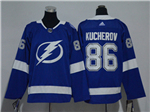 Tampa Bay Lightning #86 Nikita Kucherov Youth Blue Jersey