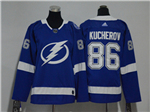 Tampa Bay Lightning #86 Nikita Kucherov Women's Blue Jersey