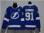 Tampa Bay Lightning #91 Steven Stamkos Youth Blue Jersey