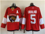 Florida Panthers #5 Aaron Ekblad Red Jersey