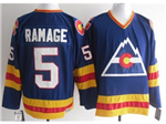 Colorado Rockies #5 Rob Ramage 1980 CCM Vintage Blue Jersey