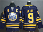 Buffalo Sabres #9 Jack Eichel Navy Jersey