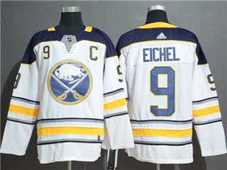 Buffalo Sabres #9 Jack Eichel White Jersey