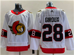 Ottawa Senators #28 Claude Giroux Away White Jersey