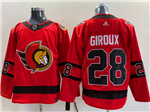 Ottawa Senators #28 Claude Giroux Red 2020/21 Reverse Retro Jersey