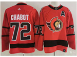 Ottawa Senators #72 Thomas Chabot Red 2020/21 Reverse Retro Jersey