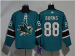 San Jose Sharks #88 Brent Burns Teal Jersey