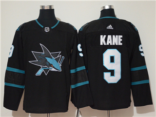 San Jose Sharks #9 Evander Kane Black Jersey