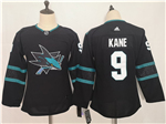 San Jose Sharks #9 Evander Kane Youth Black Jersey