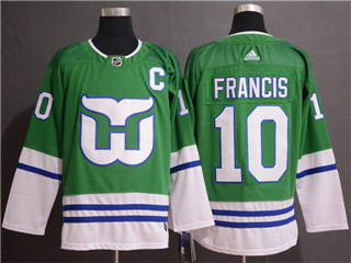 Hartford Whalers #10 Emile Francis Green Jersey