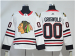 Chicago Blackhawks #00 Clark Griswold Christmas Vacation White Jersey
