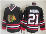Chicago Blackhawks #21 Stan Mikita CCM Vintage Black Jersey